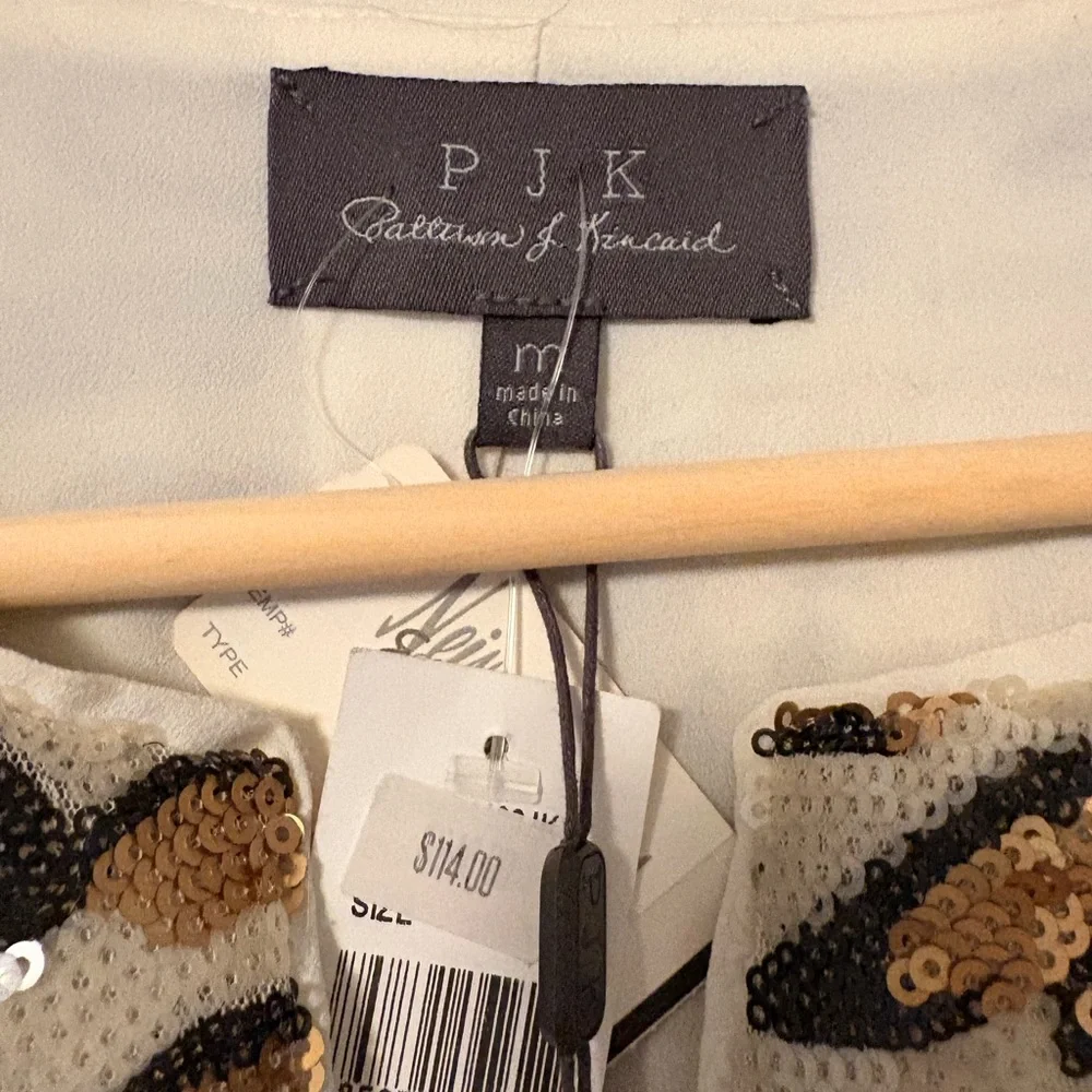 PJK Gold Sequin Tiger-Print Cropped Jacket - Gold/Black - Picture 2 of 4